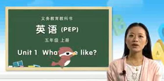 新人教版英语五年级上册视频