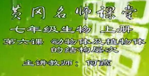 人教版初中生物七年级上册