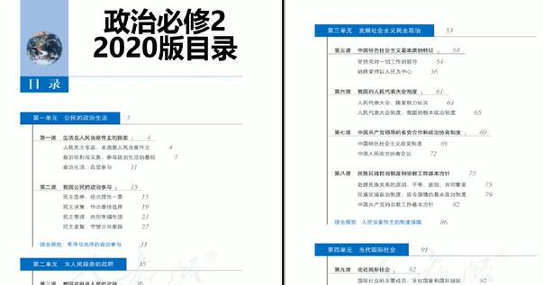 高中政治必修二政治 思想政治政治生活